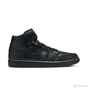 Nike Air Jordan 1 Mid Triple Black - 2