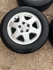 Hliníkove disky so zimnými pneu. 5x110 R15, 195/65 R15 OPEL - 2