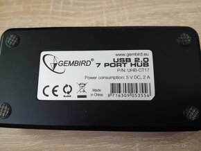 Gembird rozbočovač (HUB) 7x USB2.0 - 2