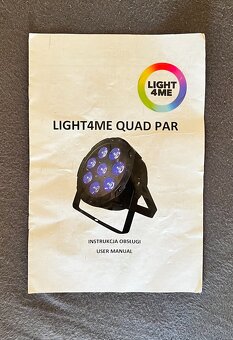 Light4Me Quad 8x10W MKII RGBW LED PAR, Svetlo - 2