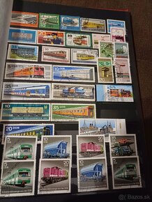 predám poštové známky - vlaky - DDR,Deutche - 2