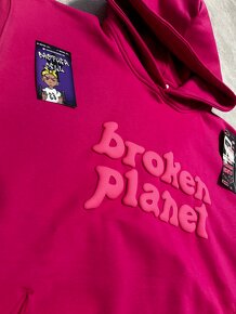 Broken Planet Hoodie - Fuchsia Pink - 2