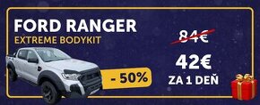 Prenájom Ford Ranger 2,0TDci ZIMNÁ AKCIA ❄️ -50% NA SUV-čka - 2