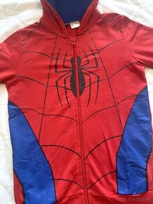 Spiderman mikina na zips s kapucňou, veľ.134 - 2