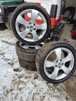 Predám elektróny 5x112r17 originál Škoda VW GROUP - 2