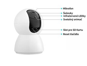 Baby monitor / Bezpečnostná kamera Tuya app - 2