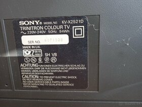 Predám televízor Sony Trinitron - 2