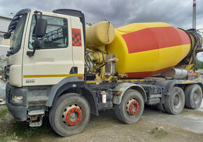 9m3 beton mix Kurta 8x4 DAF autodomíchávač - 2