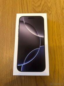 iPhone 16 Pro Max 256 gb Black Titanium - nerozbalený,záruka - 2