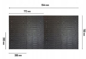 Organizér na náradie 155 x 78cm, 42 boxov. - 2