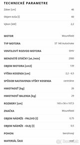 Benzínová kosačka MTF SP 46 - 2