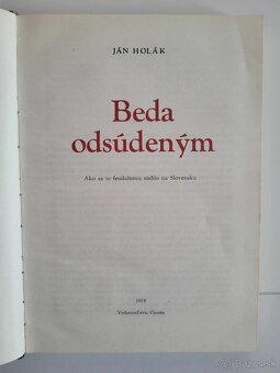 Beda odsúdeným - Ján Holák - 2