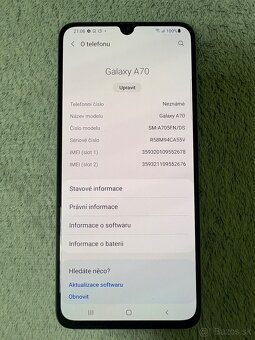 samsung galaxy a70, 6/128gb - 2