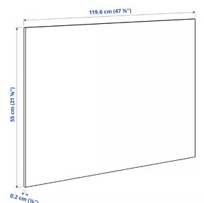 Zástena,nástenný panel IKEA - farba imitácia betónu - 2