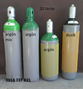 Argón , kyslík , acetylén , mix CO2 - 2