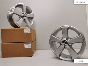 Vw orig. alu disky 6J R16 5x112 ET50 Golf, Touran 1247 - 2