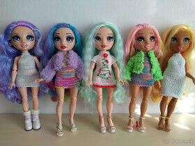Kožuchy šaty pre bábiky Rainbow high barbie čiapky - 2