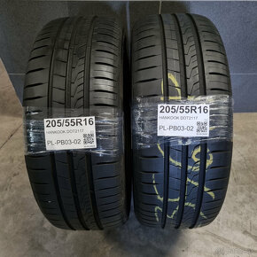 2kusy letné pneumatiky 205/55 R16 HANKOOK - 2