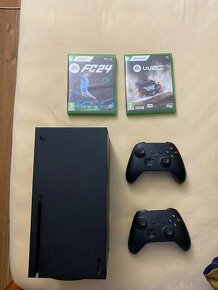 Predám XBox series X + s 2 hrami - 2