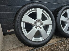 Zimná Sada Mercedes C W205+Dunlop 225/50 R17 - 2