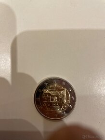 2€ minca Expres Pošta Bratislava Vieďen - 2