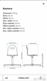 IKEA Valfred / Sibben detska otocna stolicka, biela - 2