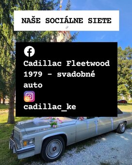 SVADOBNÉ AUTO - Cadillac Fleetwood 1979 - 2