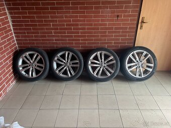 5x112 R18 VW Originál B8 Kolesá + Letné Pneu - 2