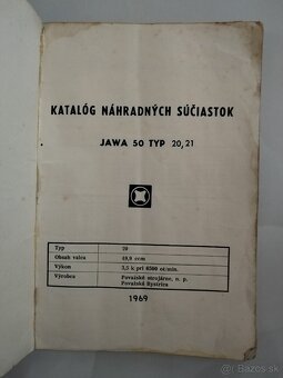 Jawa Pionier katalóg náhradných dielov - 2