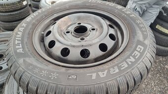 sada diskov KIA 13 s pneu General 155/70 R13 75T zimné - 2