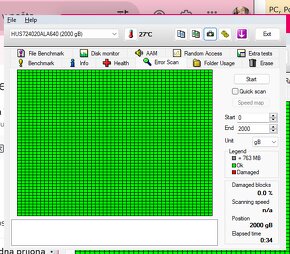 HDD 2TB HGST Overený HDD TUNE - 2