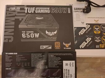 Predám zdroj v záruke Asus Tuf 650W 80+ bronze - 2