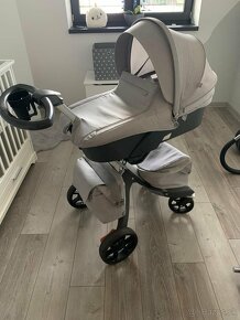 Predám 2 kombináciu Stokke Xplory Grey Melange - 2