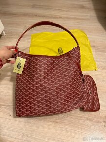 Goyard kabelka Bohéme Hobo - burgundy (GO2) - 2