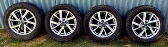 Predám zimné 16´´ALU Mazda 5x114,3 pneu. 205/60 R16 92H - 2