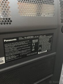 Predaj čierny televízor PLAZMA Panasonic Viera bezchybný - 2