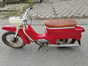 Motorka Jawa pioner 20,červená - 2