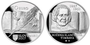 Strieborné zberateľské 10 eurové mince - 2