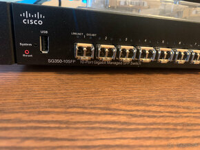 Cisco SG350-10SFP 10-port Gigabit SFP Switch - 2