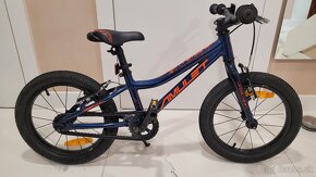 Detský bicykel AMULET Mini Lite 16, dark blue metalic/orange - 2