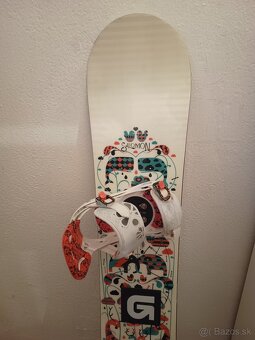 151 cm krasny farebny snowboard SALOMON s viazanim - 2