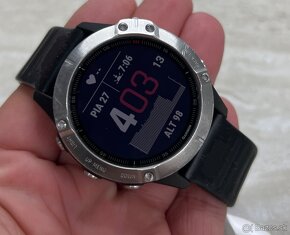 Garmin Fenix 6 Silver, Black band - 2