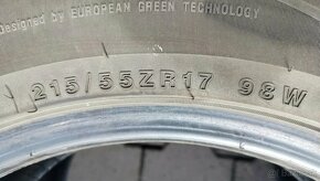 Predám 1 letnú pneumatiku 215/55 R17 98W Tourador - 2