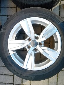 Alu Audi A4 B8/B9 5x112R16 - 205/60R16 zimni - 2