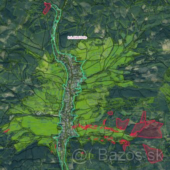 Dlhé Pole – 45.400 m2 LESY a ORNÁ PÔDA – Na Predaj - 2