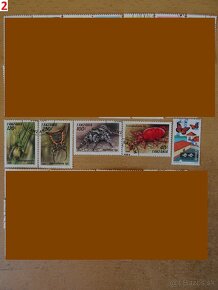 Nádherné poštové známky HMYZ - 2