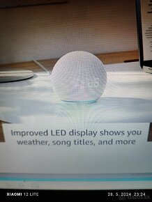AMAZON ECHO DOT S HODINAMI - 2