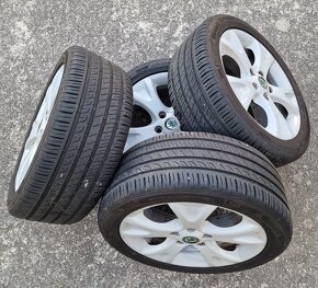 HLINÍKOVÉ DISKY ŠKODA 5x112 R17 S PNEU 225/45 R17 - 2