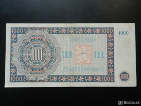 Bankovka 1000Kčs 1945 - 2