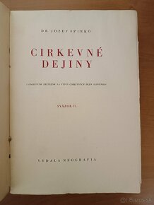 Dr. Jozef Špirko - Cirkevné dejiny sväzok II. (1943) - 2